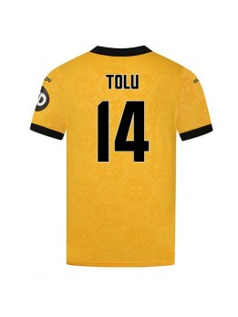 Wolves Tolu Arokodare #14 Replika Hemmakläder 2025-26 Kortärmad